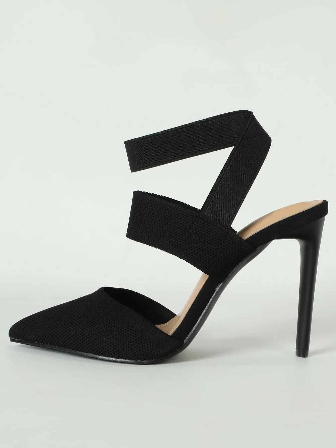 Pointed High Heel Strap Sandals