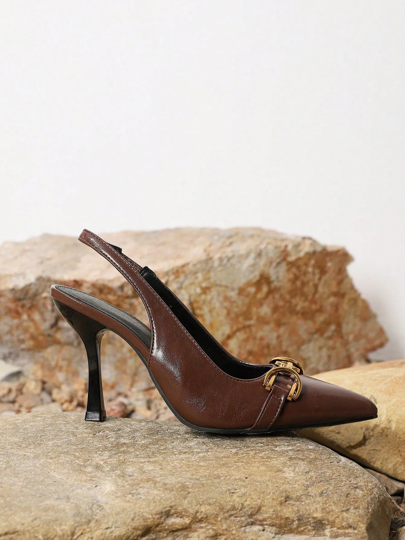 Pointed Toe Thin Heel High-Heeled