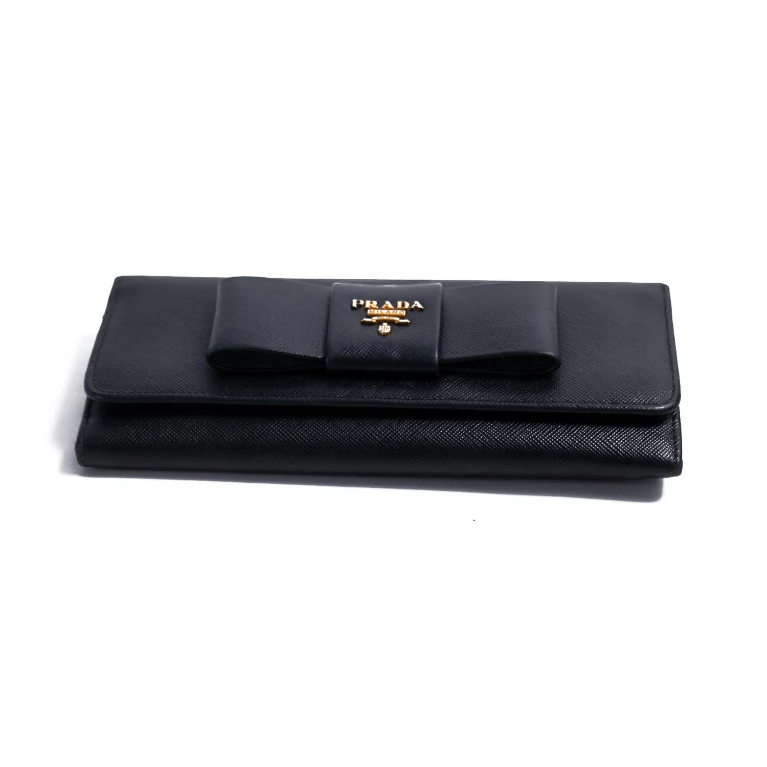 Prada Saffiano Bow Wallet