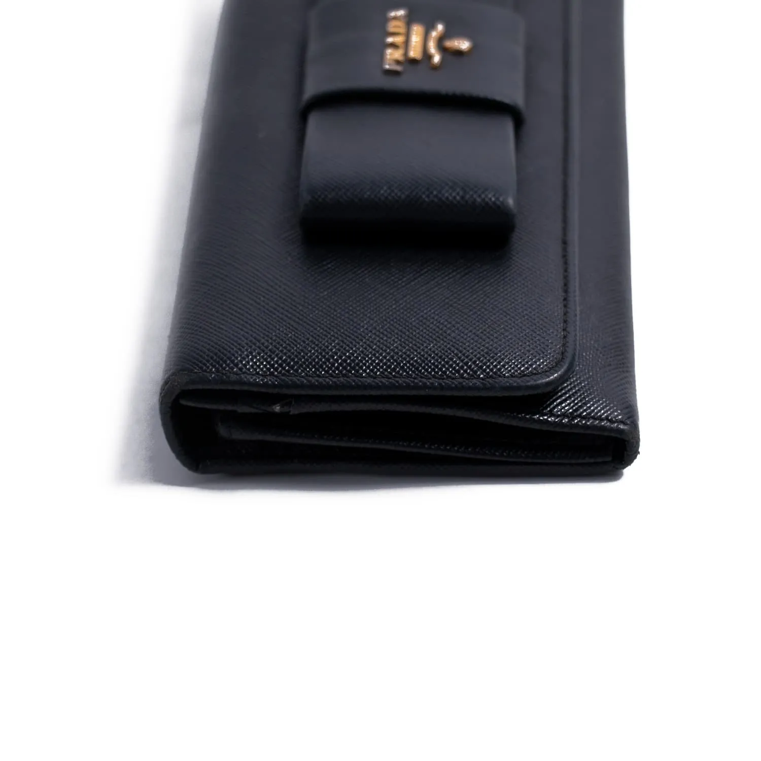Prada Saffiano Bow Wallet