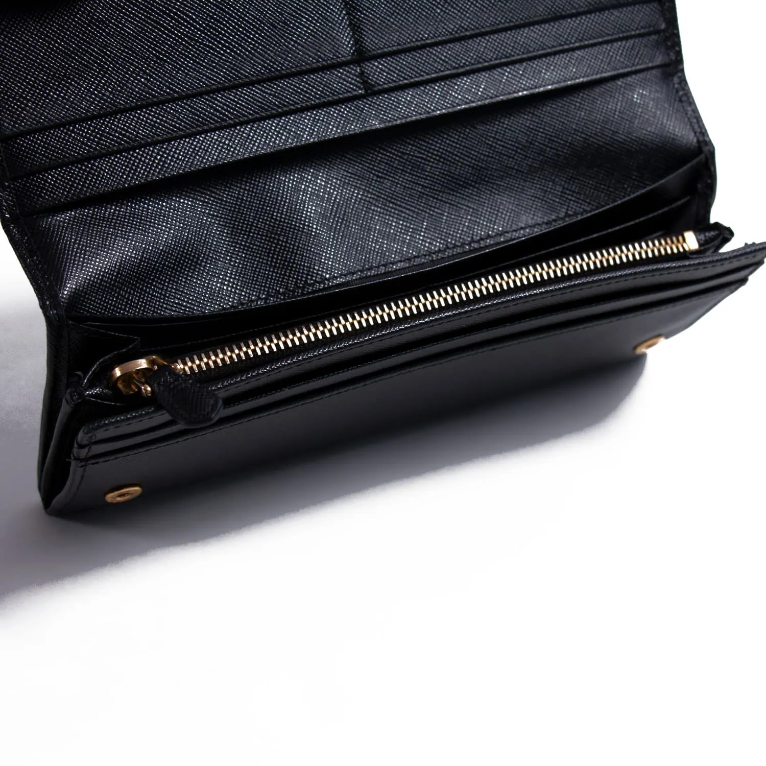Prada Saffiano Bow Wallet