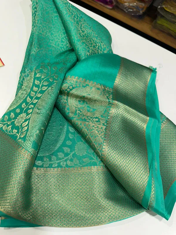 Pure Brocade Mysore with Broad Border Silk Saree