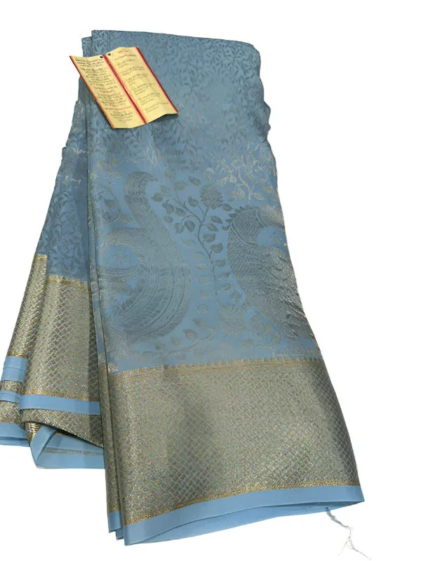 Pure Brocade Mysore with Broad Border Silk Saree