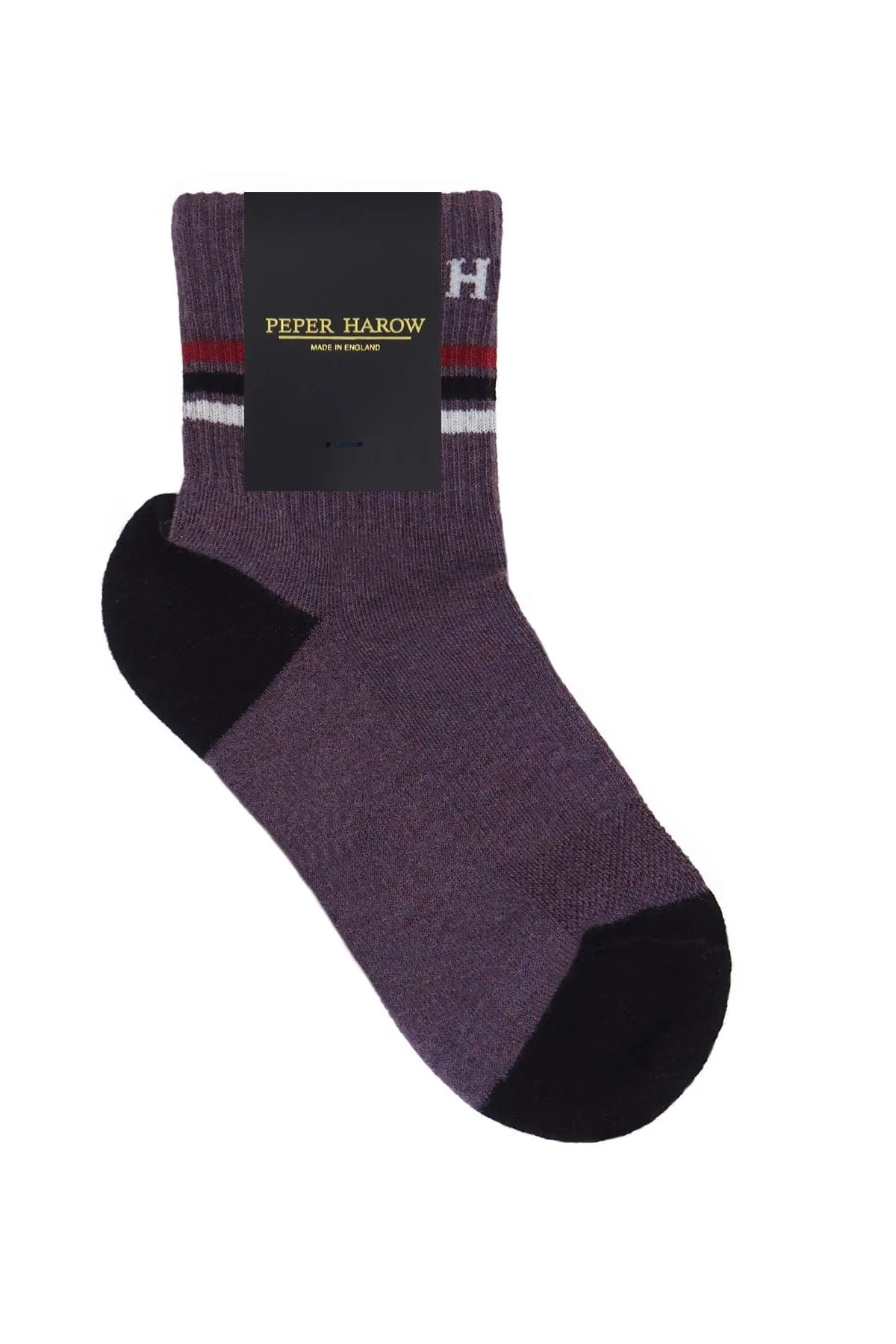 Quarter Crew Women's Organic Cotton Trainer Socks | Mauve