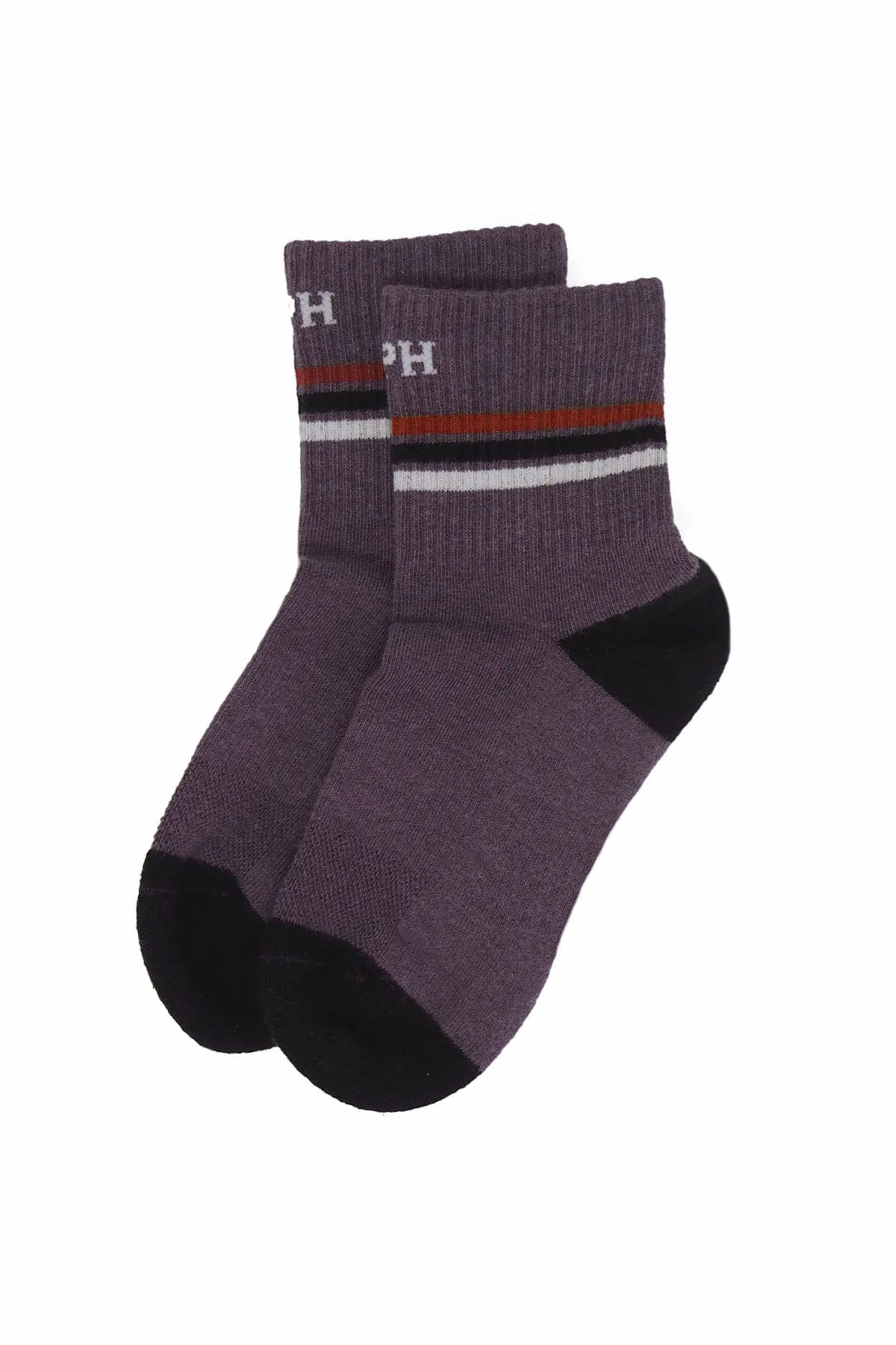 Quarter Crew Women's Organic Cotton Trainer Socks | Mauve