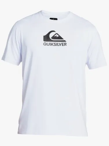 Quiksilver Men's Solid Streak Short Sleeve UPF 50 Rash Guard