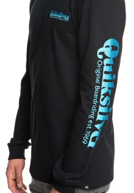 Quiksilver Men's Twin Fin Blend Long Sleeve Tee T-shirt