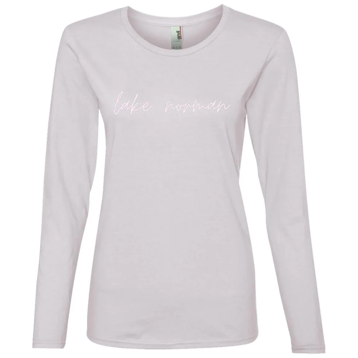 "Lake Norman" Ladies' LS T-Shirt