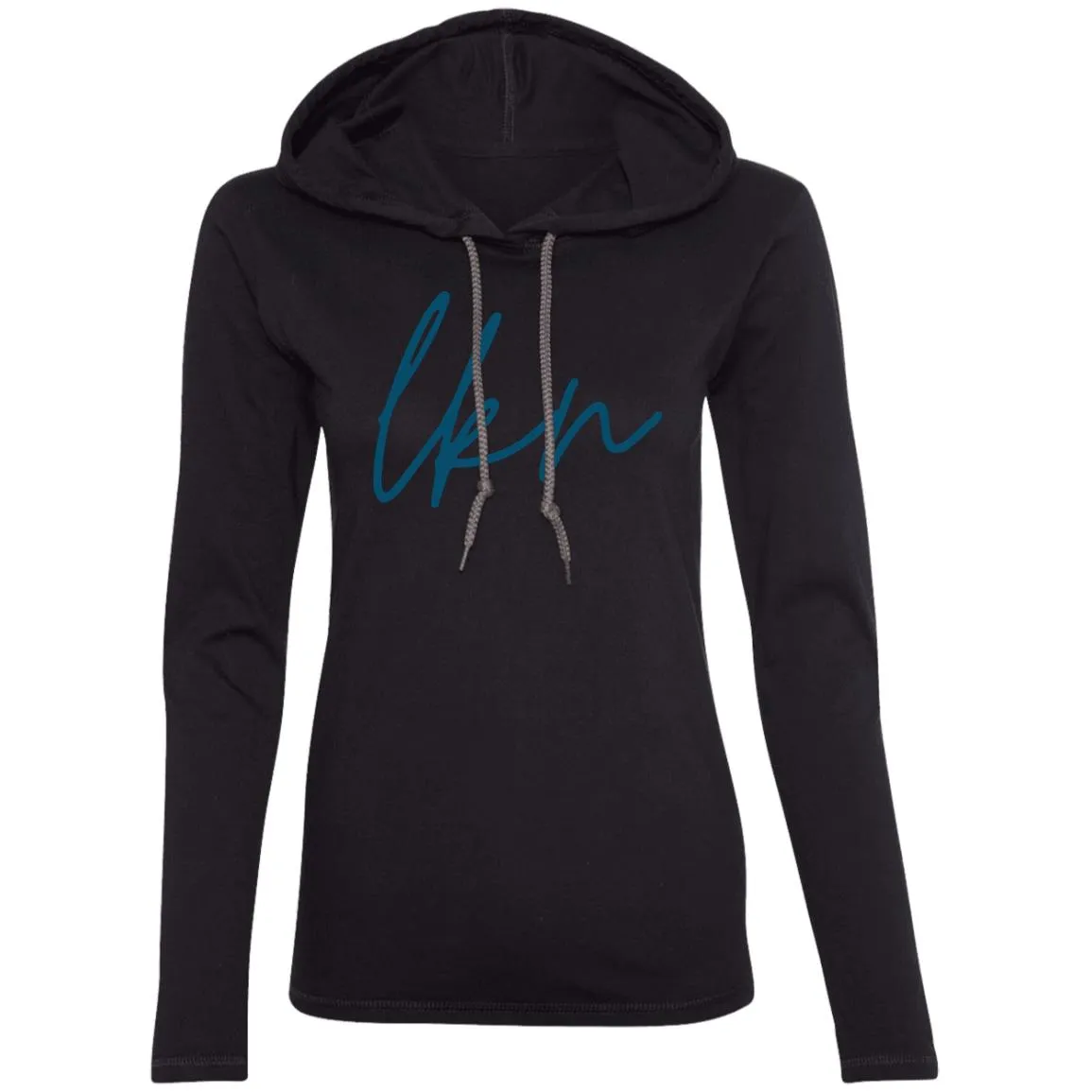 "LKN" Ladies' LS Hooded T-Shirt