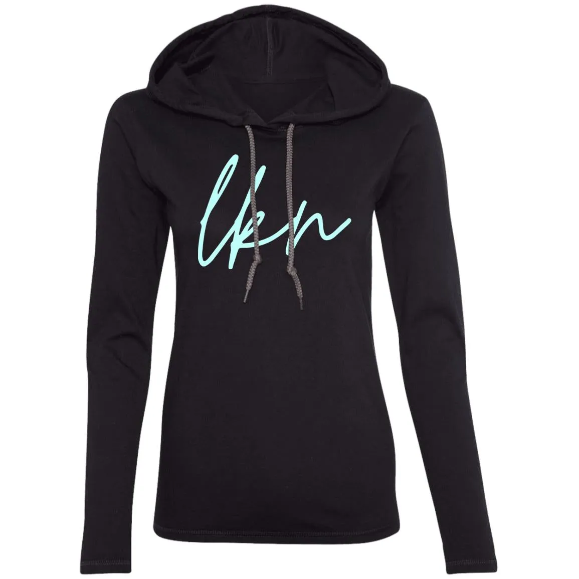 "LKN" Ladies' LS Hooded T-Shirt