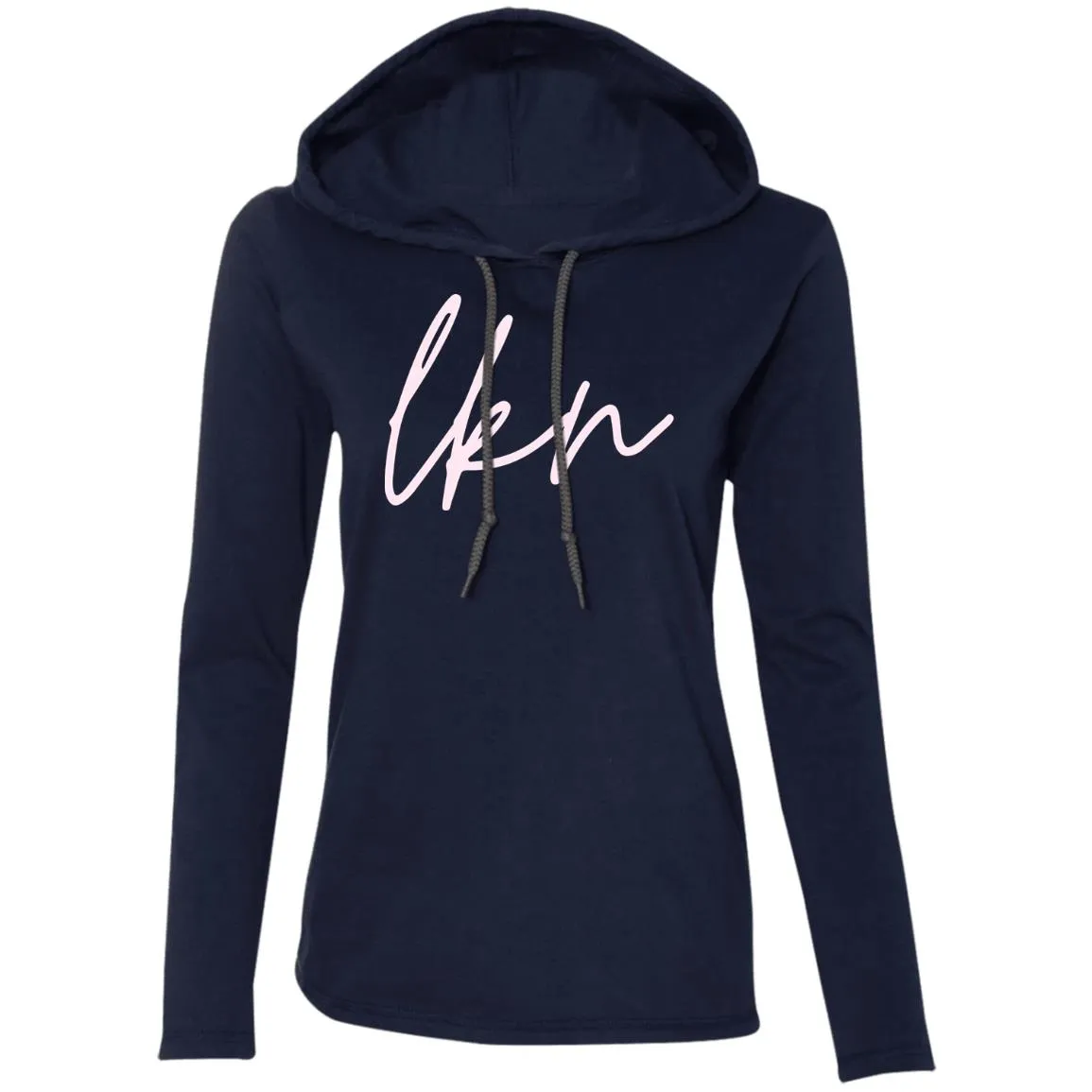"LKN" Ladies' LS Hooded T-Shirt