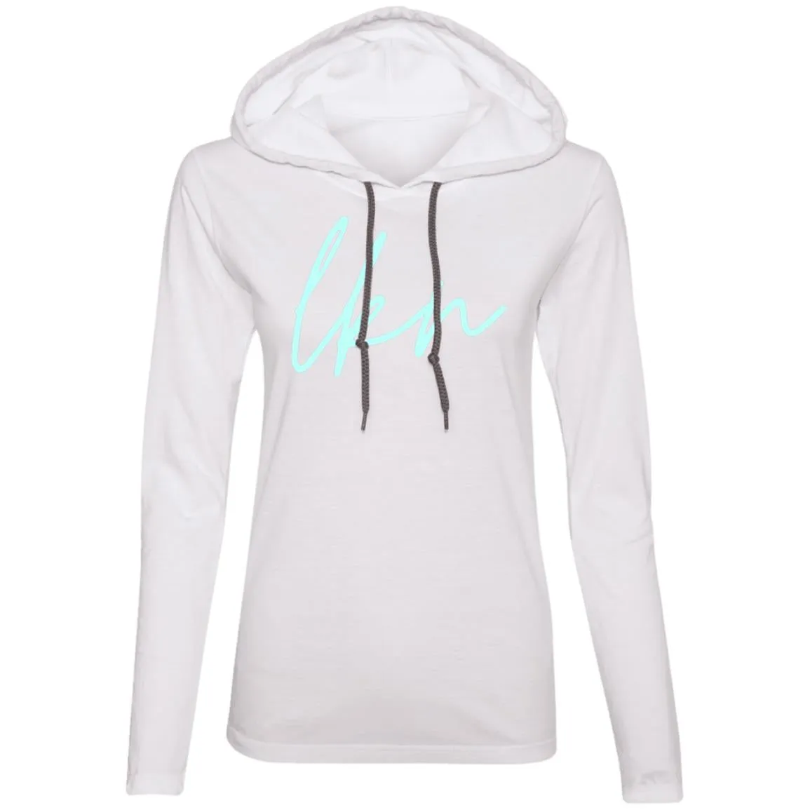 "LKN" Ladies' LS Hooded T-Shirt