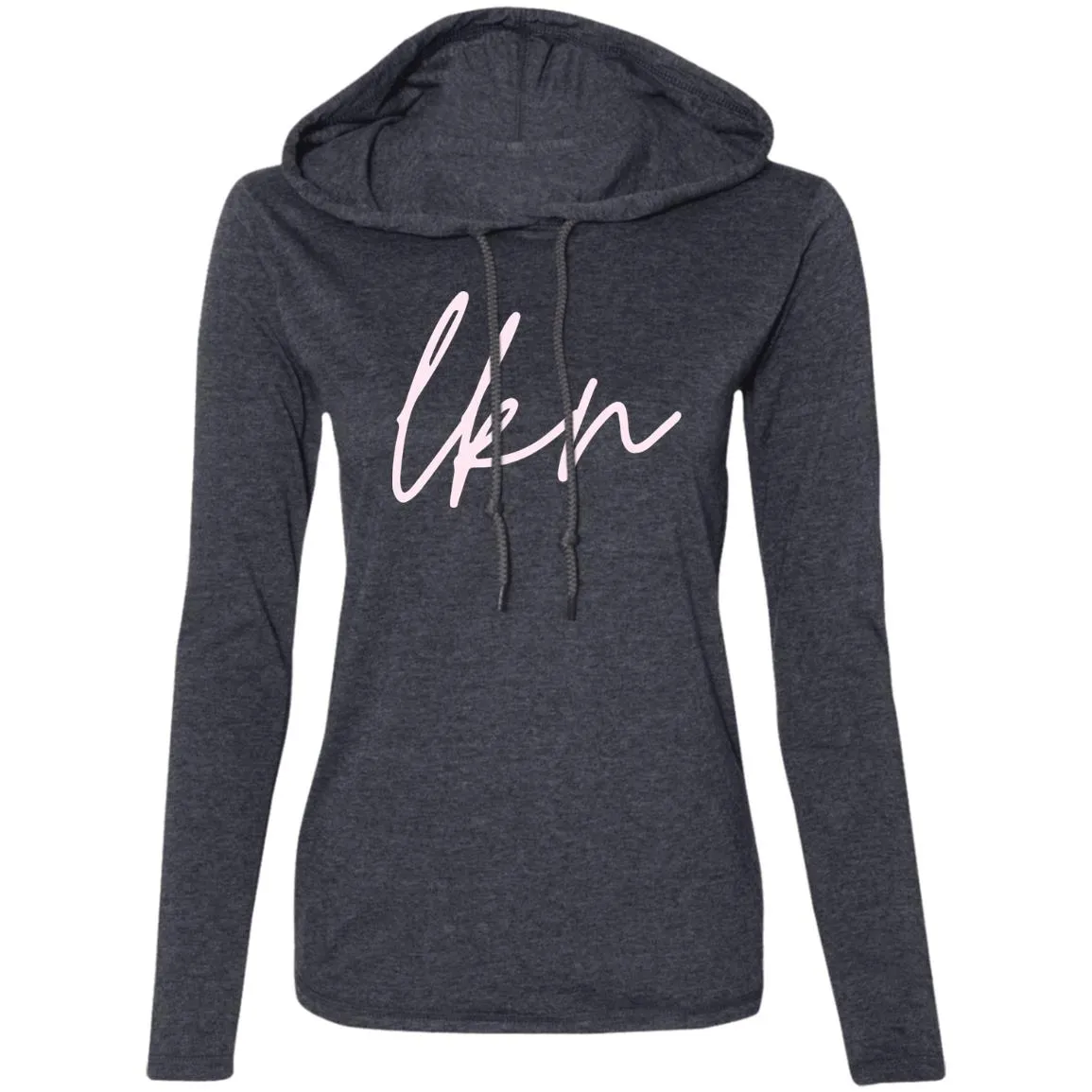"LKN" Ladies' LS Hooded T-Shirt