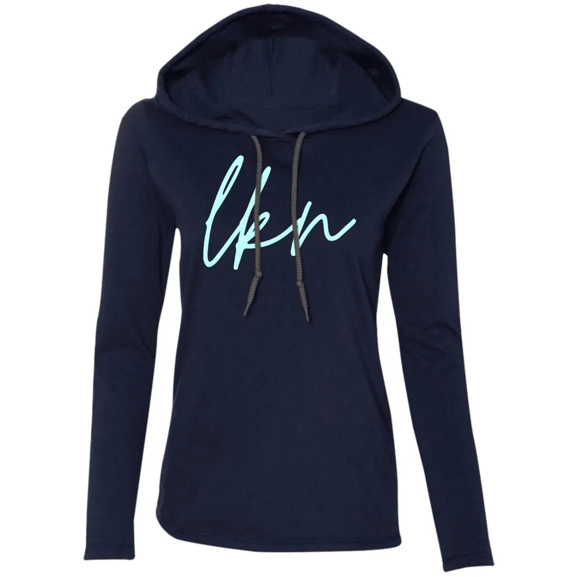 "LKN" Ladies' LS Hooded T-Shirt