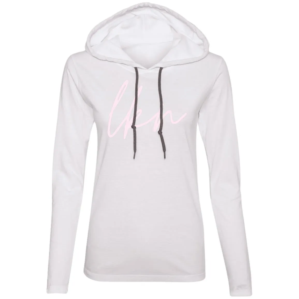 "LKN" Ladies' LS Hooded T-Shirt