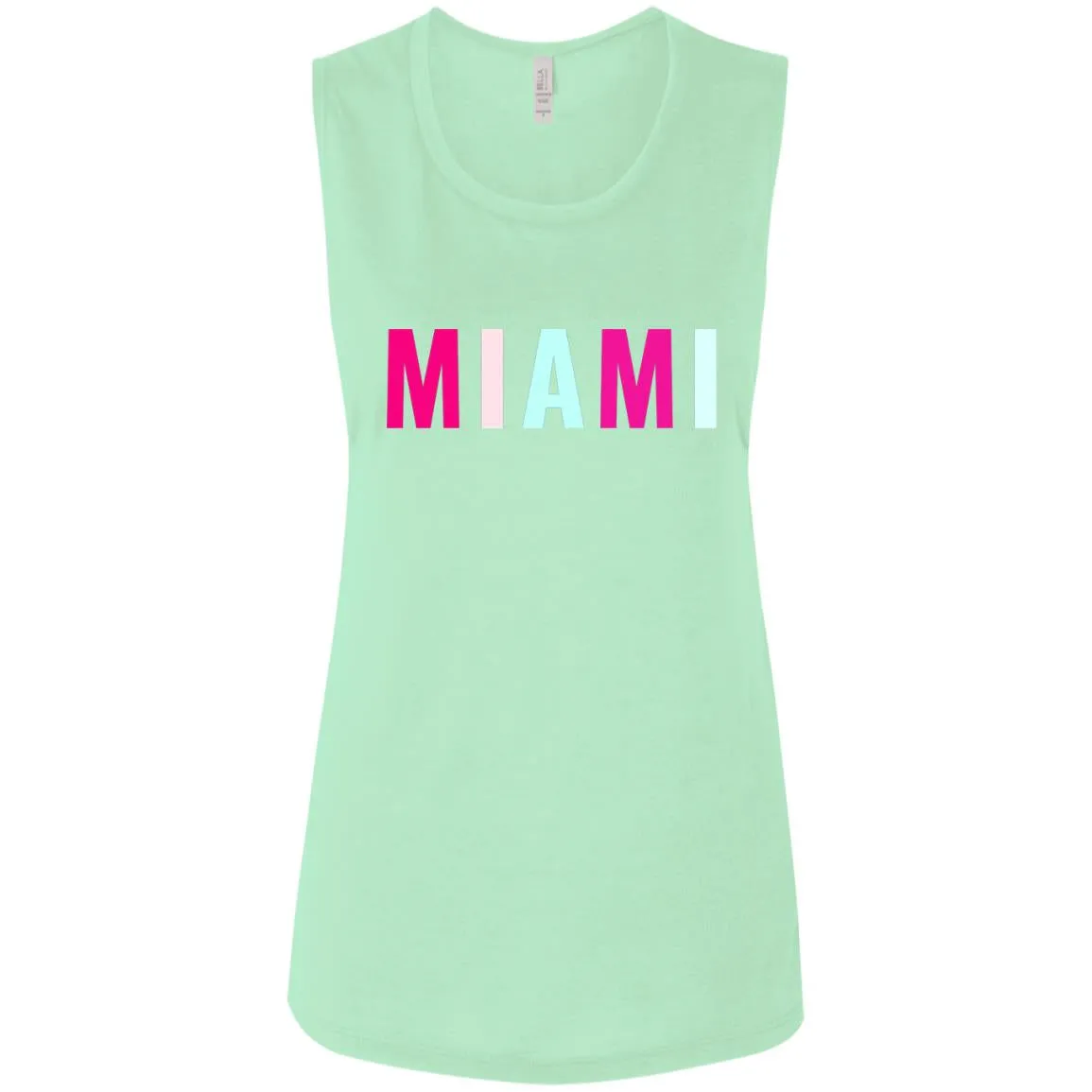 "Miami" Ladies' Flowy Muscle Tank