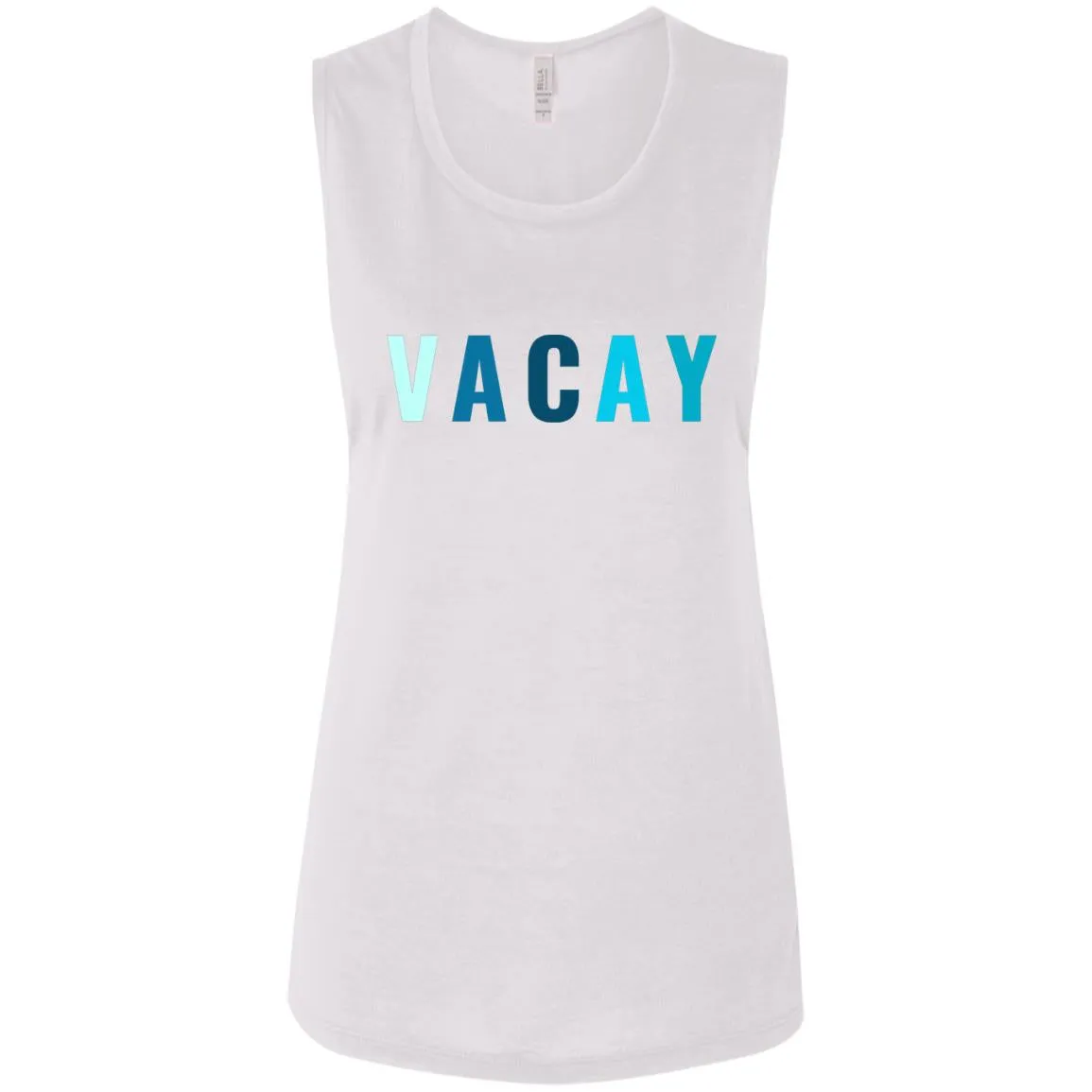 "VACAY" Ladies' Flowy Muscle Tank