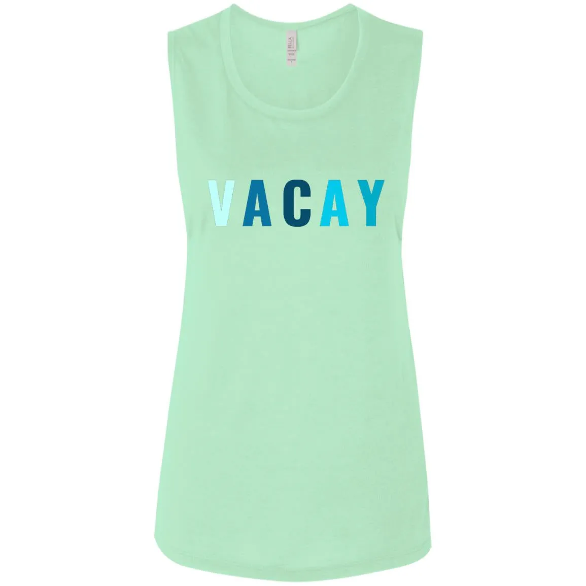 "VACAY" Ladies' Flowy Muscle Tank