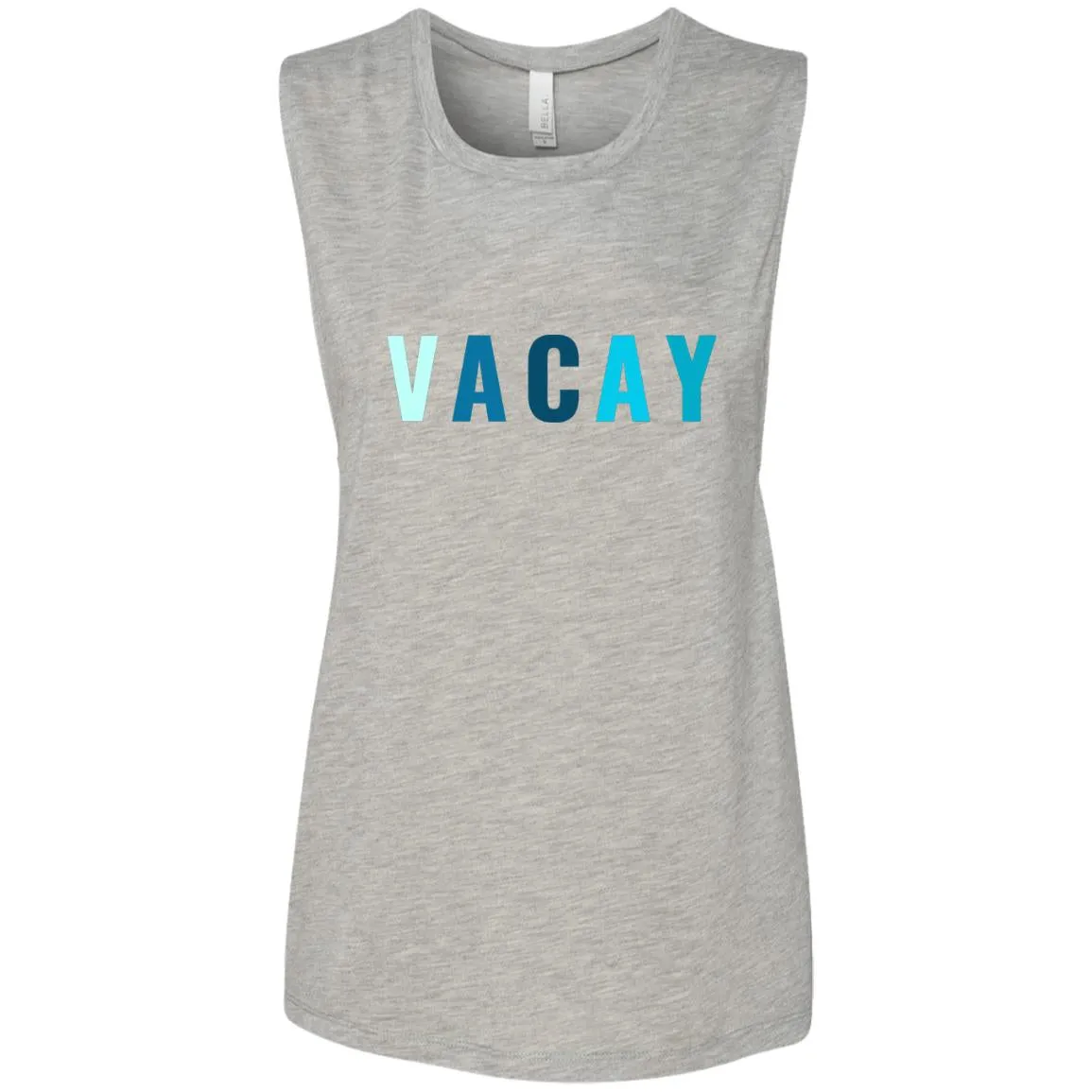 "VACAY" Ladies' Flowy Muscle Tank