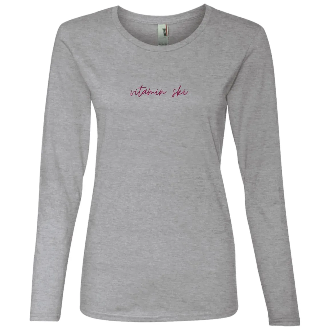 "Vitamin Ski" Ladies' Lightweight LS T-Shirt