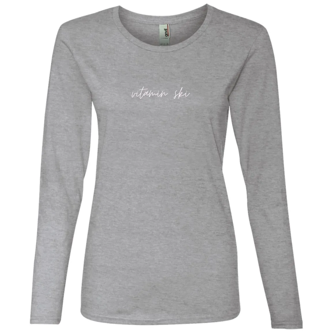 "Vitamin Ski" Ladies' Lightweight LS T-Shirt