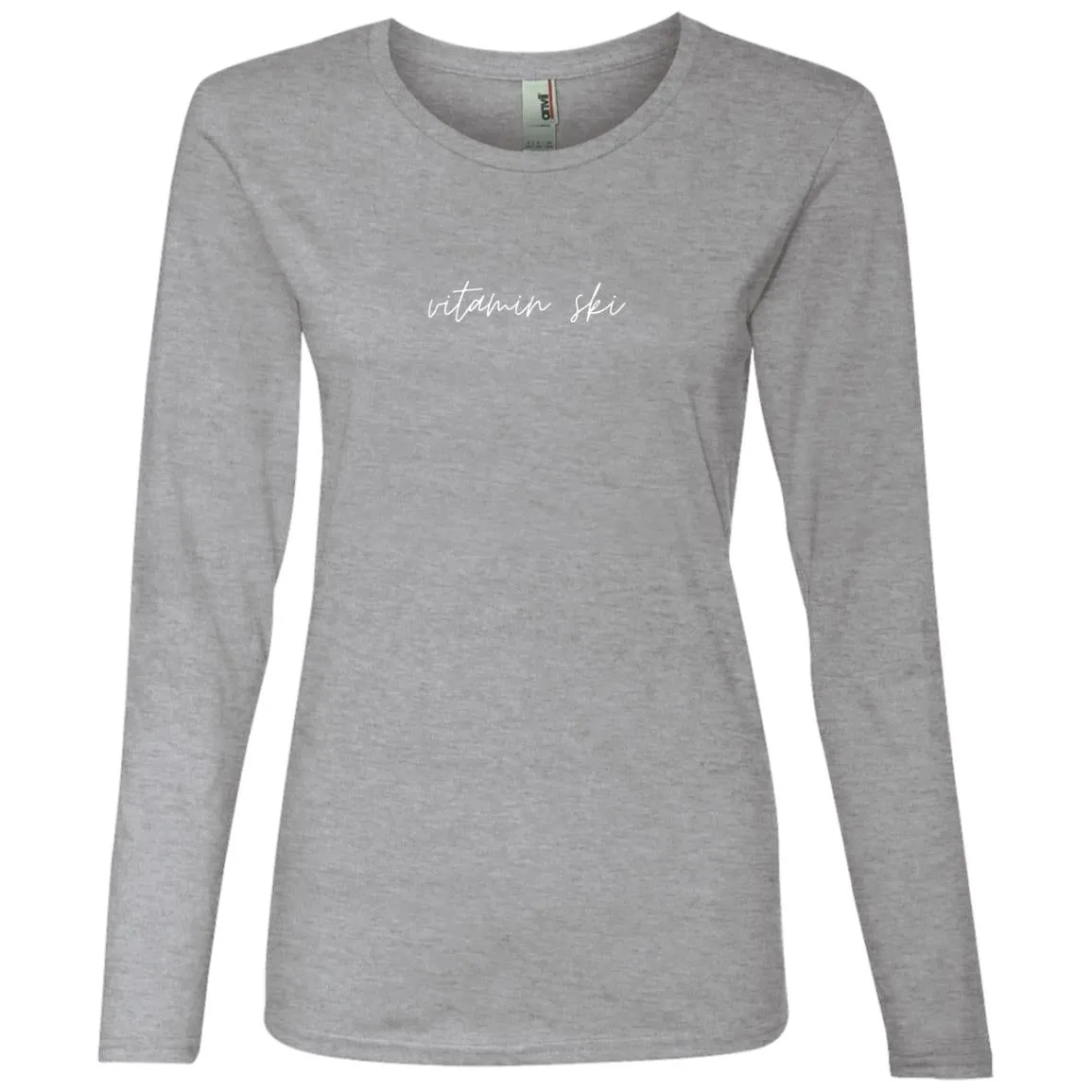 "Vitamin Ski" Ladies' Lightweight LS T-Shirt