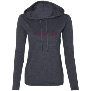 "Vitamin Ski" Ladies' LS T-Shirt Hoodie