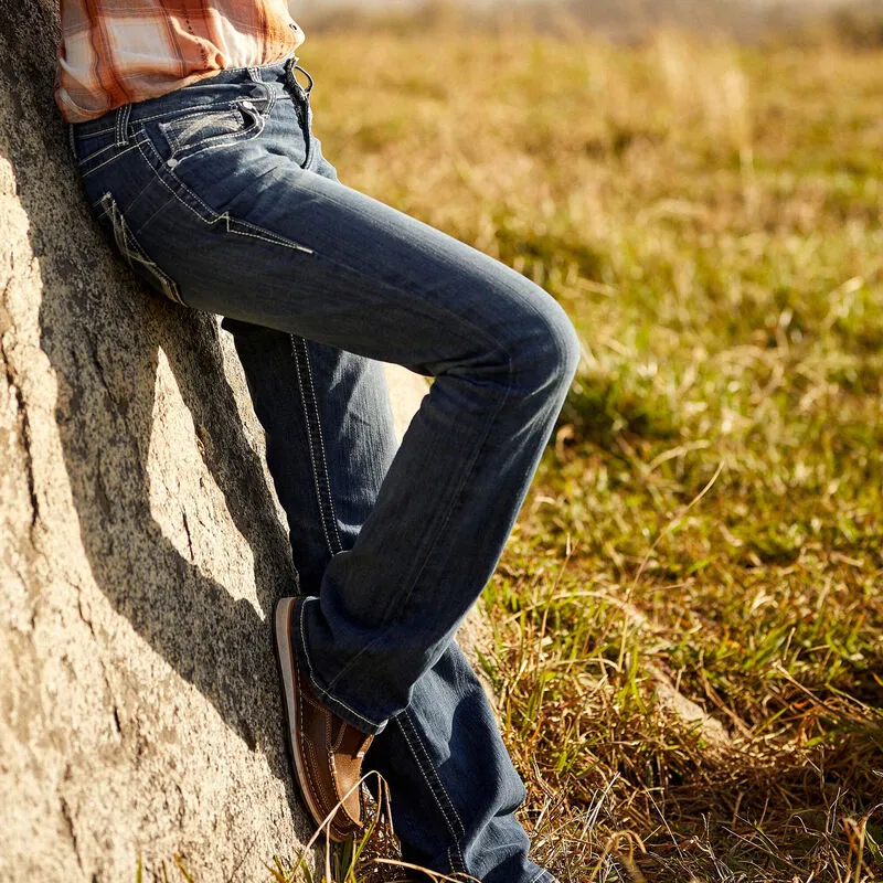 R.E.A.L. Ladies Mid Rise Stretch Ivy Stackable Straight Leg Jean | 10024300