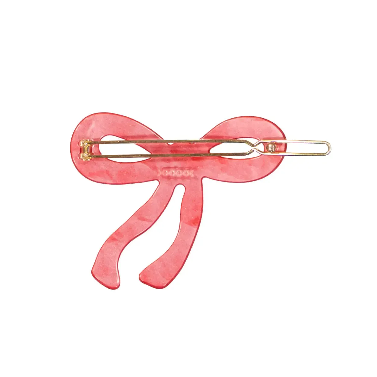 Red Bow Hair Clip