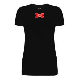Red Bow Tie Women's Short Sleeve Graphic Tee