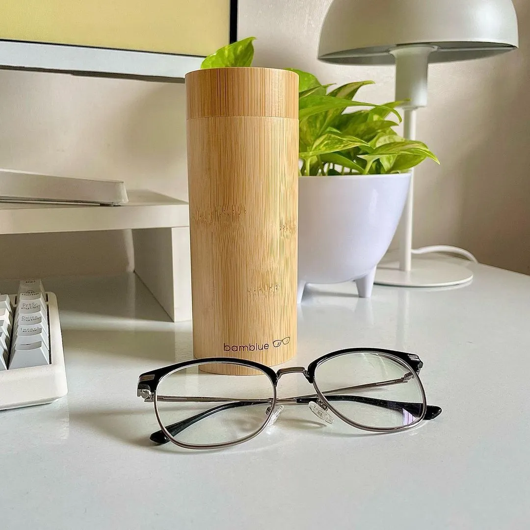 Retro Silver - Blue Light Blocking Glasses