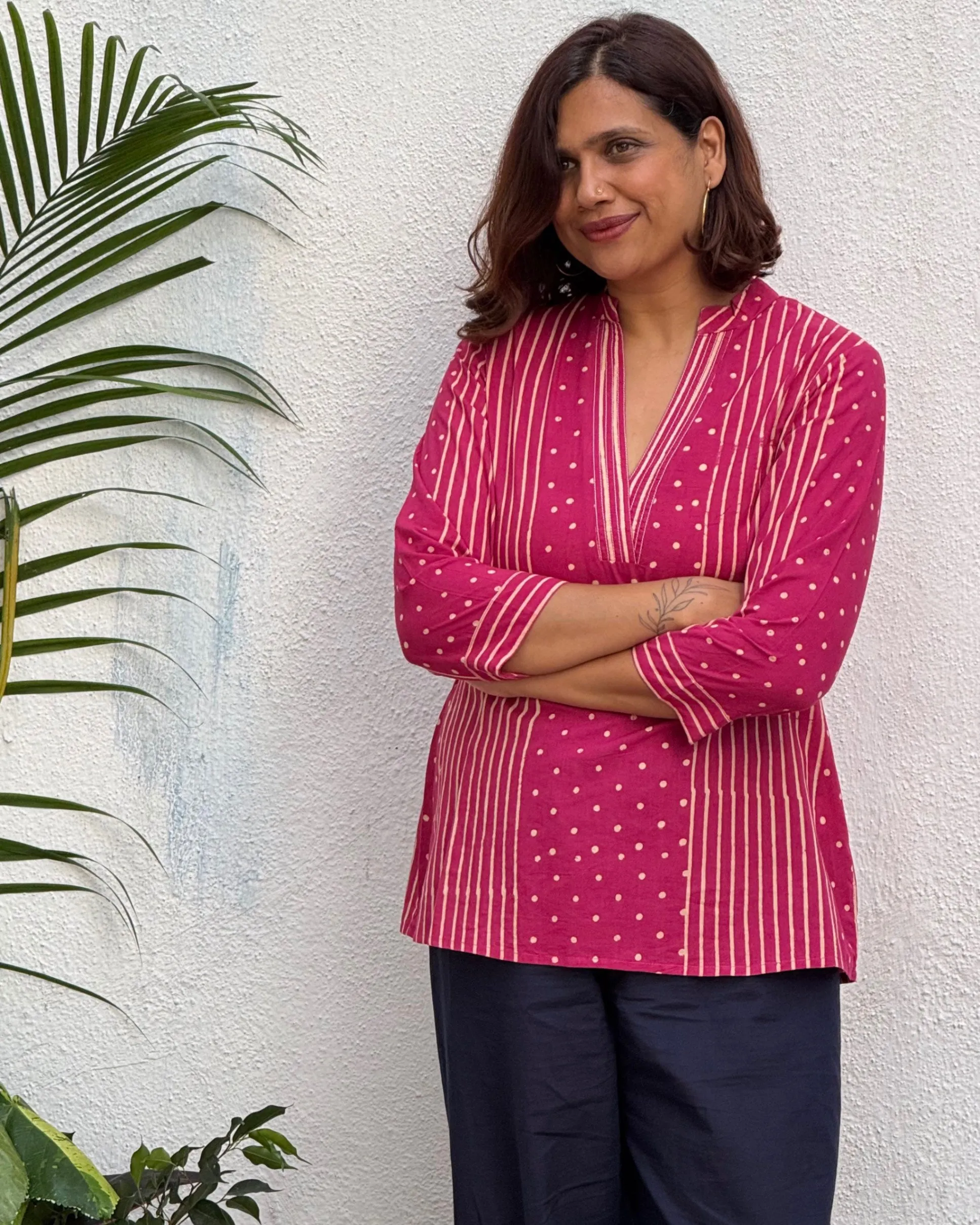 Rita Block Printed Cotton Kurti