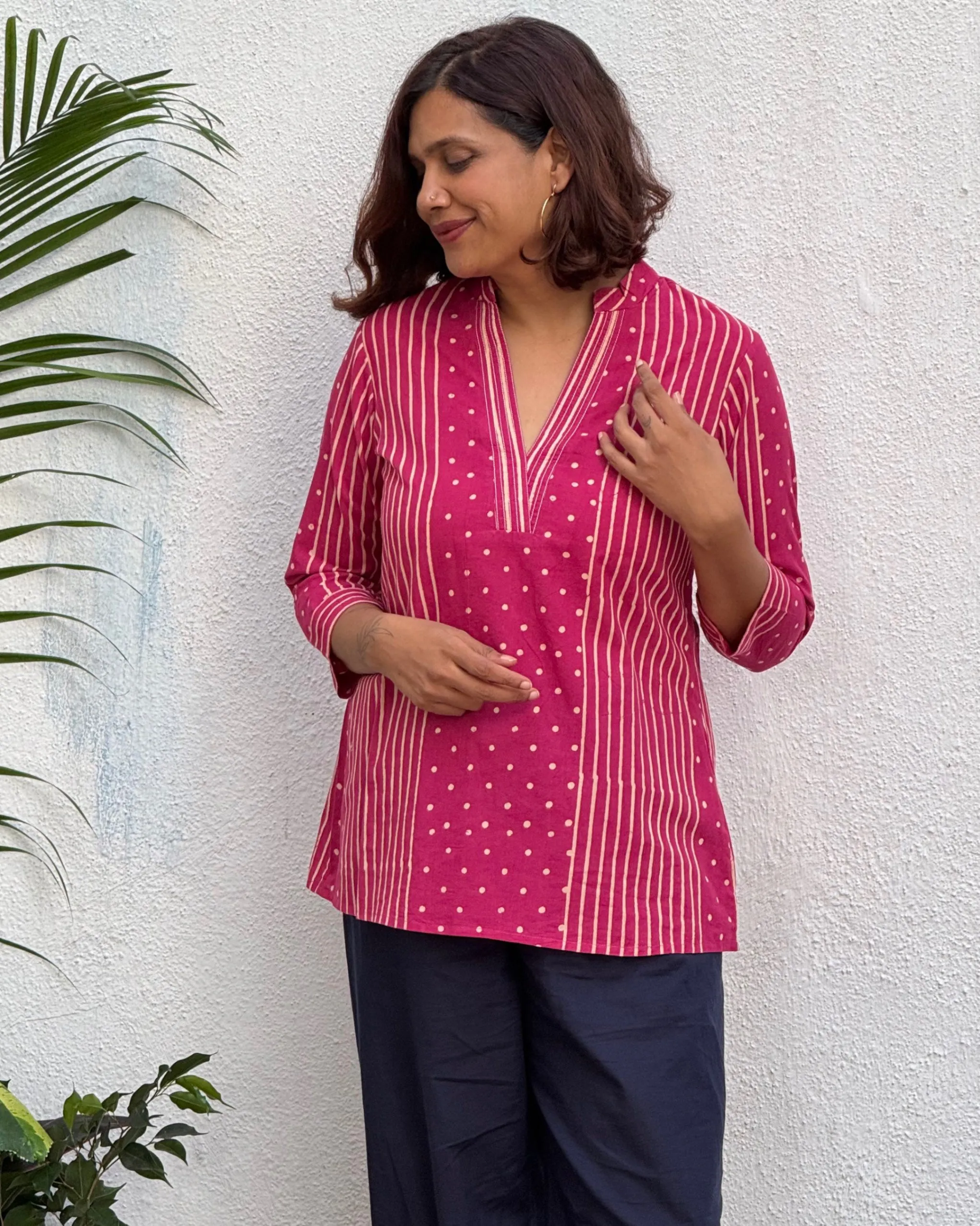 Rita Block Printed Cotton Kurti