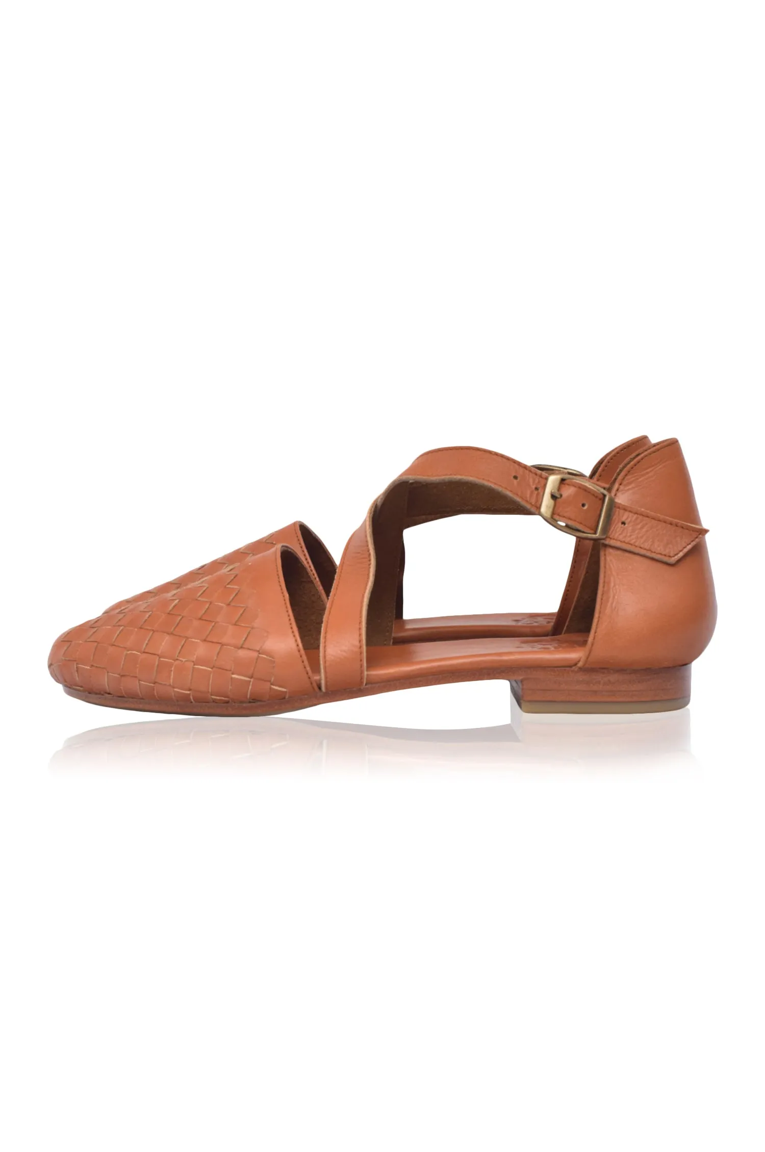 Riviera Leather Flats (Sz. 6)