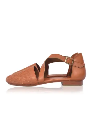 Riviera Leather Flats (Sz. 6)