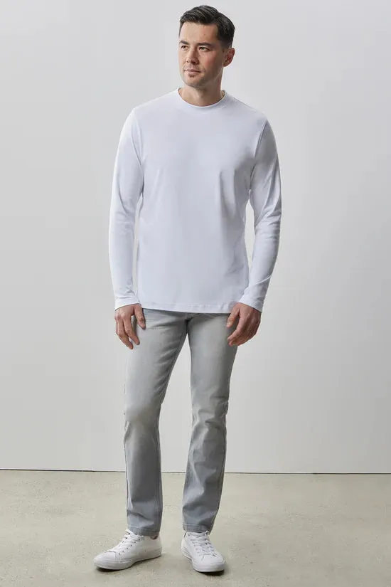 Robert Barakett Georgia Long Sleeve Tee - White