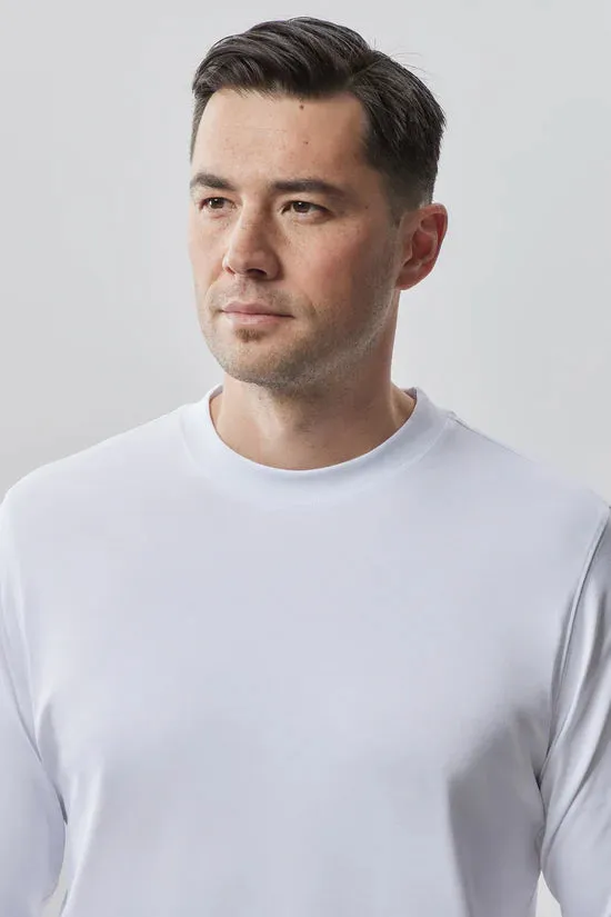 Robert Barakett Georgia Long Sleeve Tee - White