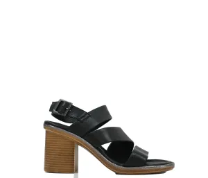 Roberto Serpentini Women's Black Leather Sandals 39726 - Now $190