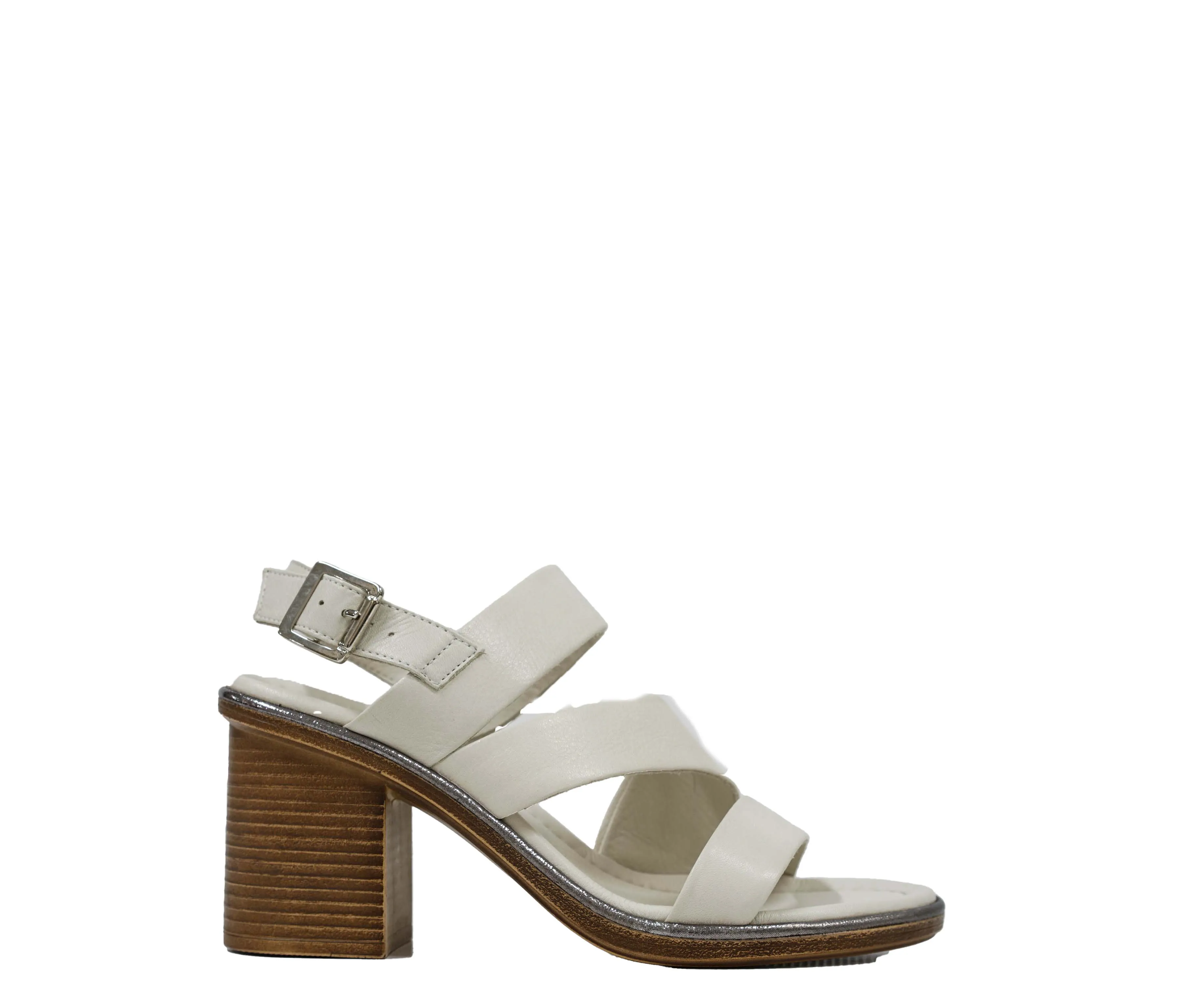 Roberto Serpentini Women's White Leather Sandals 39726  Now $190