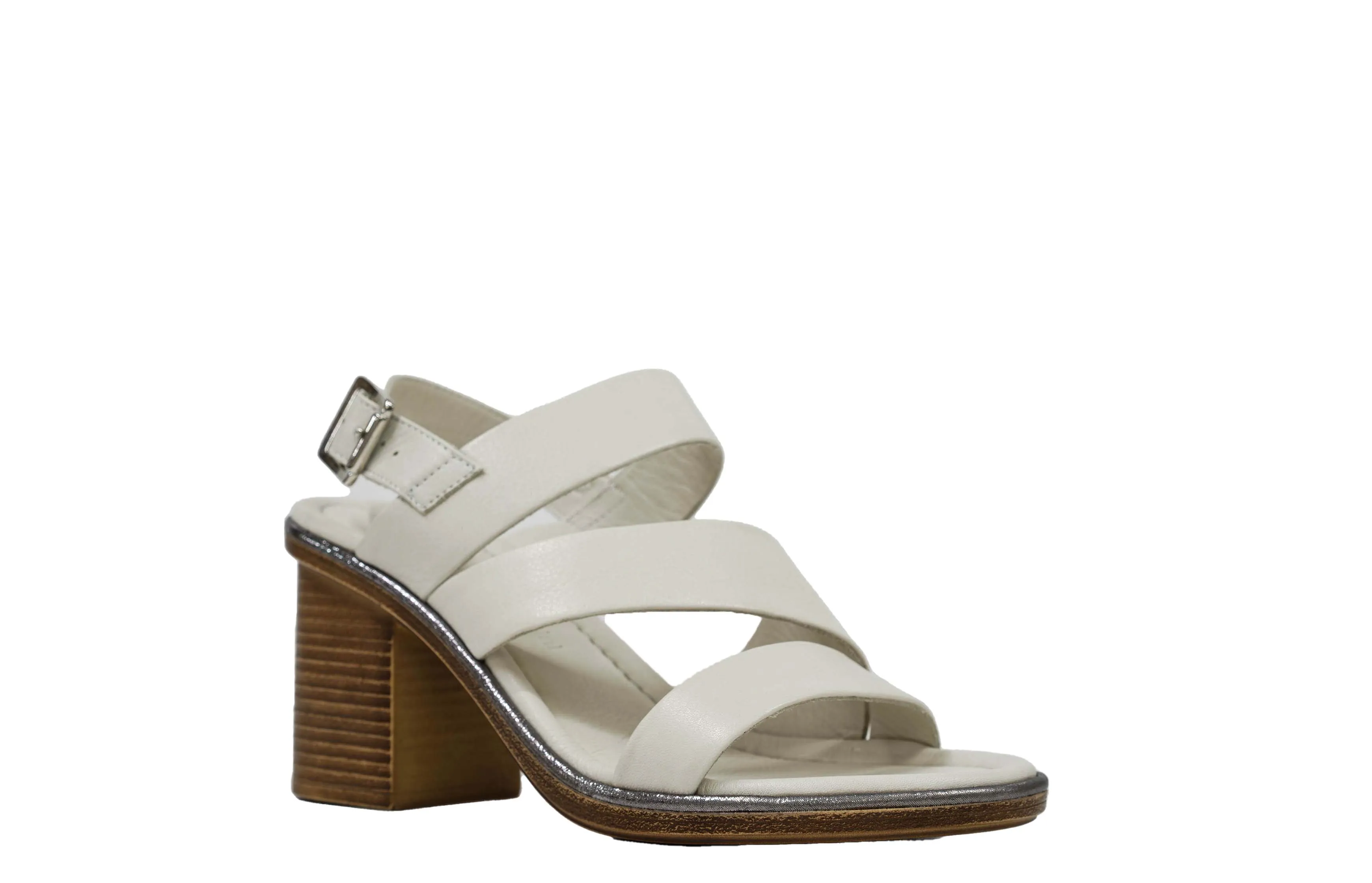 Roberto Serpentini Women's White Leather Sandals 39726  Now $190