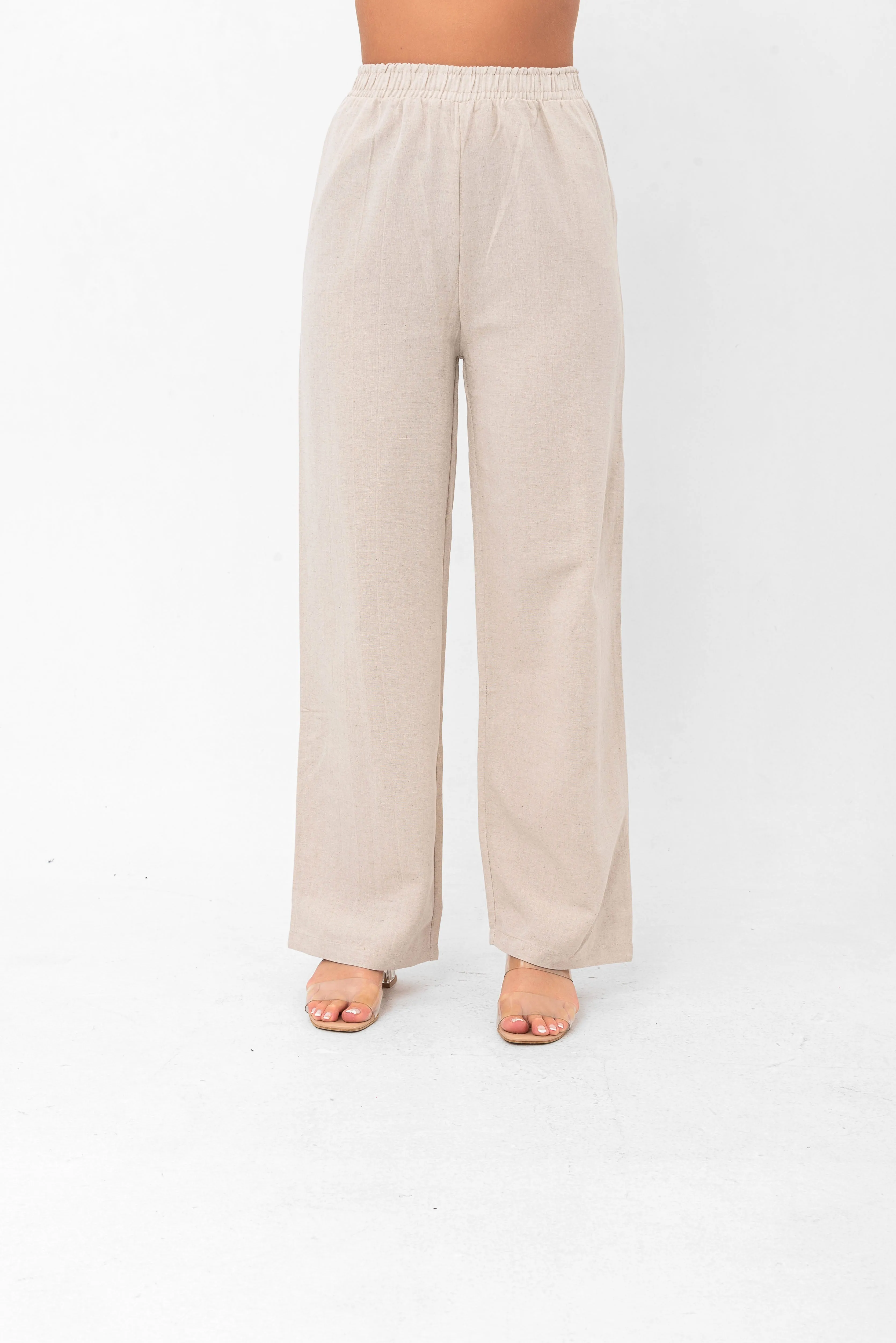 Roxy Casual Lounge Pants - Beige