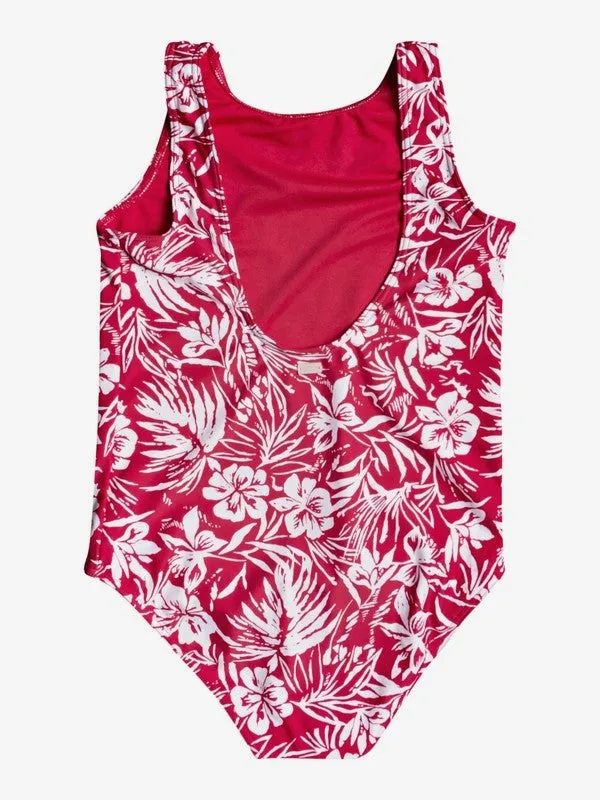 Roxy Girl Enjoying Waves One-Piece Swimsuit