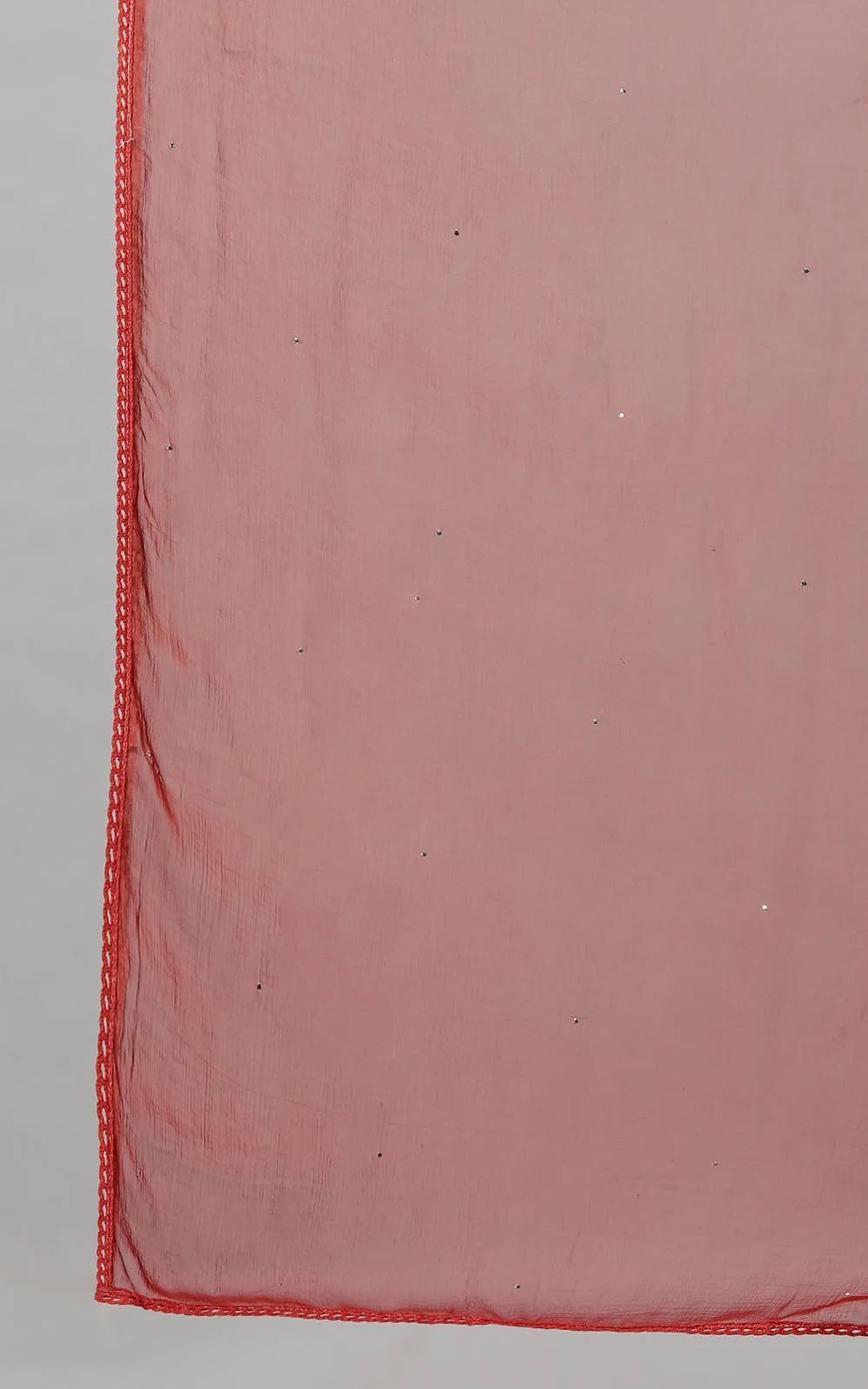 RUBY RED STRAIGHT KURTA IN SILK