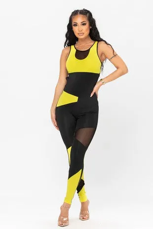 Rumble Wit Da Bee Athlesiure Jumpsuit