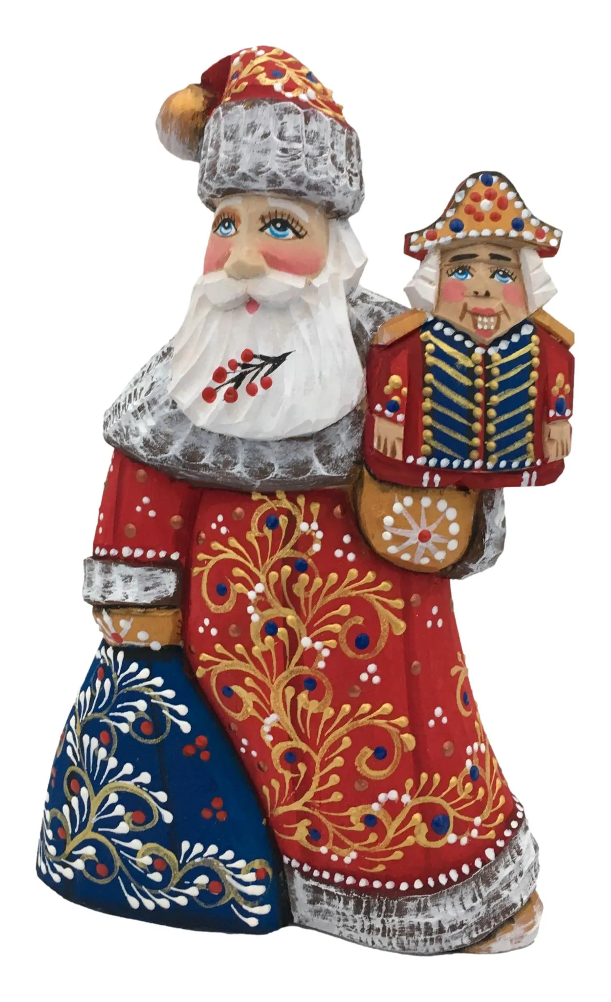 Russian Santa with Nutcracker