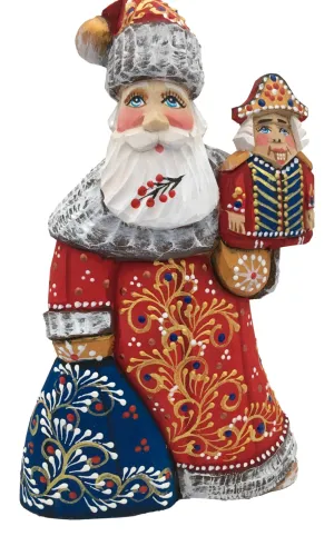 Russian Santa with Nutcracker