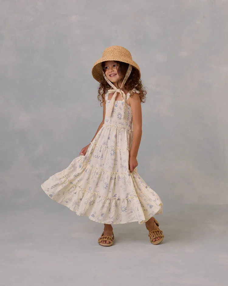 Rylee & Cru Taylor Dress Mediterranean