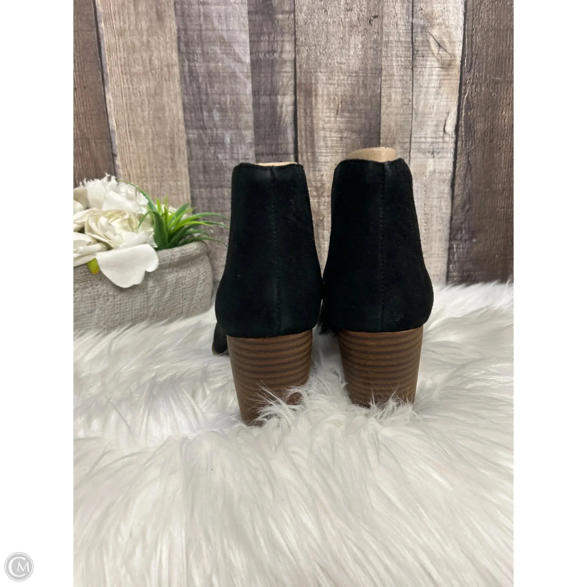 Sandals Heels Block By Lucky Brand In Black, Size: 7.5