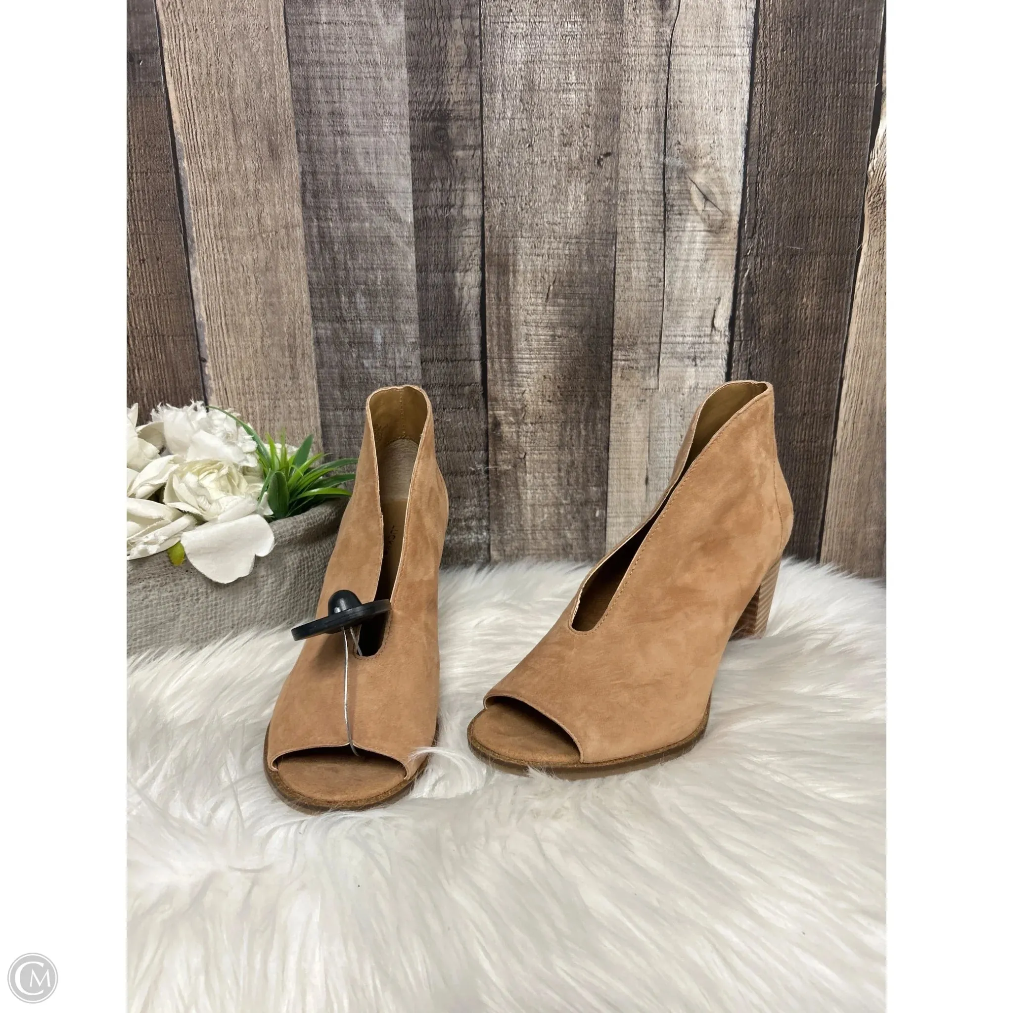 Sandals Heels Block By Lucky Brand In Brown