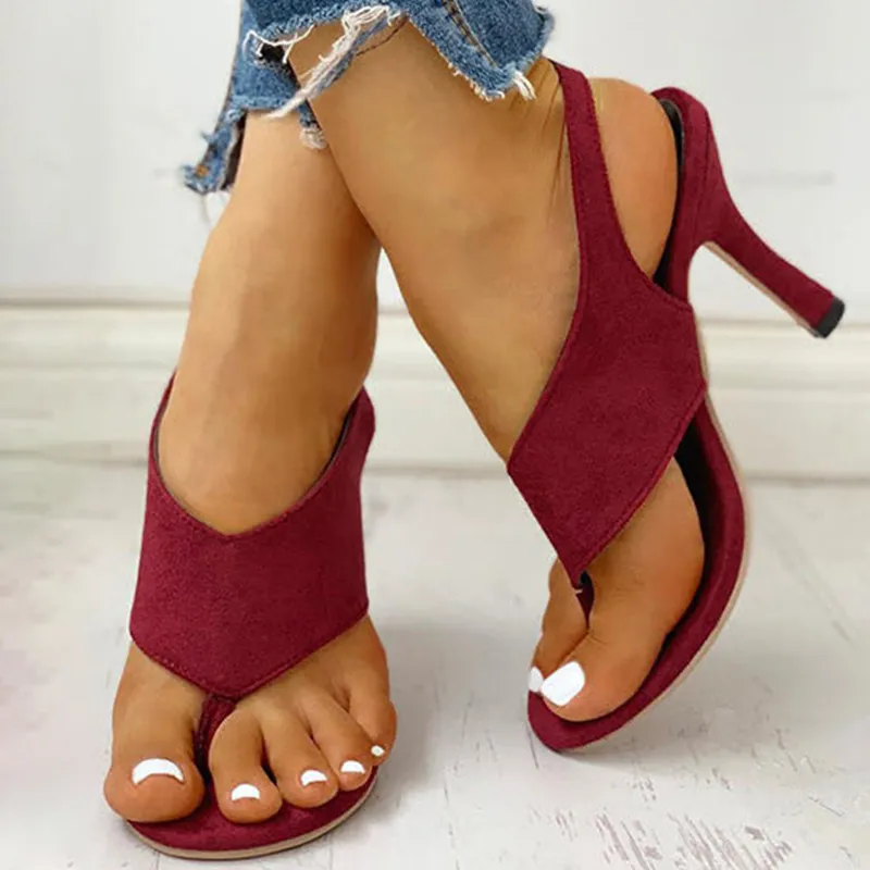 Sandals High Heels Sandals For Summer Shoes Ankle Strap Heel Zapatos Mujer Summer Footwear Pumps